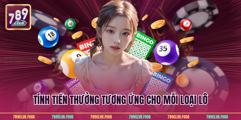 1 Điểm Lô Ăn Bao Nhiêu Tiền? Tối Ưu Lợi Nhuận Tại 789Club 3 Tính tiền thưởng tương ứng cho mỗi loại lô